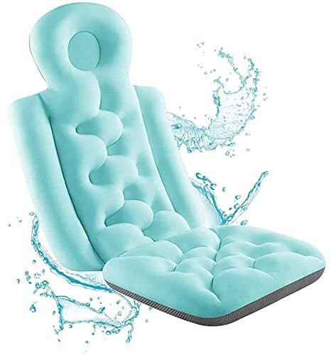 Rutschfestes Luxus-Spa-Kissen, Ganzkörper-Badekissenmatte, Badewannenkissen für Wanne, Nacken- und Rückenstütze, ideales Whirlpool-Zubehör