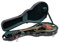 Crossrock Fiberglass Mandolin Case-Universal Designed for Both A and F Style, with Accessory Compartment, Backpack Straps, TSA Lock-Black (CRF2020MAFBK)