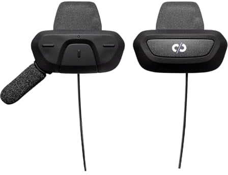 Supertooth Roamee Bluetooth Hands-Free Kit for Bicycle Helmet (Phone/Music/Intercom) - Free Ears Design for Better User Comfort - Built-in Battery Life 8 Hours
