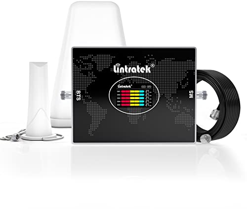 Amplificador de Señal Celular 5G LTE 4G 3G gsm Repetidor de Señal Celular 5 Bandas 28/8/3/1/7 Aumenta Llamadas e Internet para Casa y Oficina