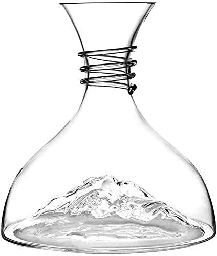 Carafe à décanter à whisky, à vin, à vin rouge, en verre de cristal soufflé à la bouche, ensemble de carafe à schnaps élégant