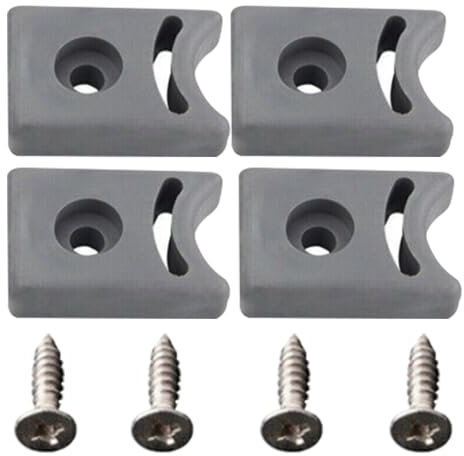 STOPPO PORTA SCOPRI STANTE PORTA PORTA CON VITE 4 SET SEMPA PRESAZIONE SPOSTARE STAND STANCO STANTE DI PROTEZIONE ANTICOLAZIONE ACCESSI ANTICOLA ANTI-Collisione Accessori per la doccia