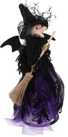 IMIKEYA Hexenbaumdekoration Festivalzubehör Hexendekorationen Halloween Stoff Hexenpuppe Hexen Halloween Ornamente Zarte Hexenpuppe Halloween Verzierungen Halloween