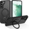 BENTOBEN für Samsung Galaxy S22 Plus Hülle für MagSafe mit Ständer, [Magnetisch Ständer Ring] Kabellos Dünn TPU Bumper Cover Case Handyhülle Samsung Galaxy S22 Plus 6.6, Schwarz