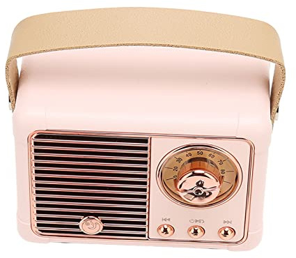 Altavoz Vintage, Optimización de Estéreo HiFi, Transmisión Rápida, Altavoz Portátil de Baja Potencia para el Hogar y Al Aire Libre (#4)