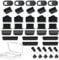 Hebterrka 40 Stück USB Port Abdeckungen, Silikon Staubschutzkappen für Computer, Kamera, USB, USB C, RJ45, HDMI, SD-Port, Kopfhöreranschluss, Audioanschluss (8 Typen)