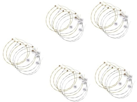 Abaodam 35pcs Lyre Harp Strings Zither Harp Strings Easy Install for Electric Guitar Pentatonic for Musical Instruments