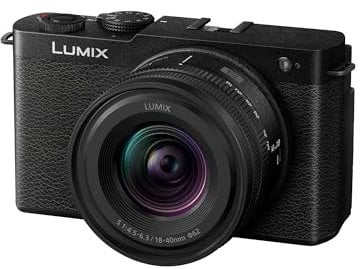 Panasonic Lumix DC-S9NE Full Frame Mirrorless S9 Open Gate Vlogging Camera in Black, 24.2MP, 6K /4K Video, 779 Point PDAF, Image Stabilisation Free-Angle Screen, 5Ghz with S-R1840E 18-40mm S lens