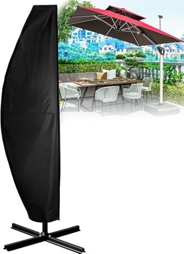 Sombrilla semicircular para balcón de 8x4 pies, sombrilla de Pared, Altura Ajustable, sombrilla para Patio con manivela y 5 Varillas, un Color, 265x40/70/50cm