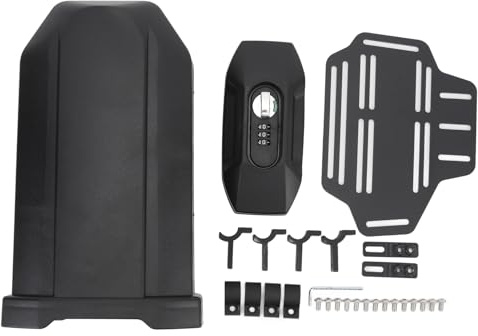 UPALDHOU 3.8L Motorcycle Side Luggage Box, Motorbike Panniers Tool Box with Combination Lock Mounting Bracket Rear Luggage Box for R1300GS R1200GS R1250GS