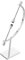 SOESFOUFU Kristallkugelständer schmuckregal Schmuckständer Kristallkugel-Präsentationsständer für Eier Halter Kugelständer aus Marmor Kugel stehen Kristallständer Rostfreier Stahl Silver