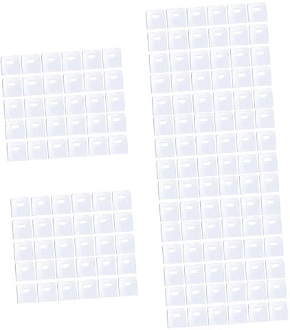 PRETYZOOM 5sets Vertical Blind Glue Repair Clip Pleated Spare Parts Clamp Suort Blind Repair Stickers 50pcs*5