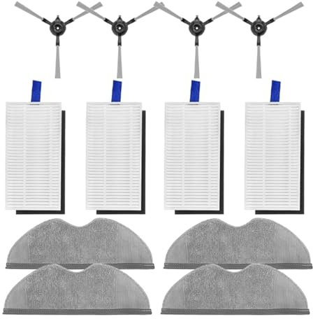 GHJ567RE For Xiaomi Robot Aspirador E5/C108, Piezas de Repuesto, Cepillo Lateral, Filtro Hepa, paño de fregona, Accesorios