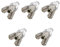 SOLUSTRE Pcs Steel Air Compressor Hose Fitting Way Quick Connect Manifold Coupler for Pneumatic Accessories
