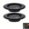 IMAXWAVE Pack de 2 Coladores de Fregadero de Acero Inoxidable (5.5 cm), Filtro para Desagüe de Cocina y Baño, Evita Atascos y Facilita la Limpieza, Colador Universal, Multiuso, Negro