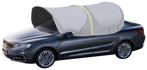 Carpa con cubierta para sombra de automóvil - Toldo para exteriores con protección UV, sombrilla portátil para automóvil | Paraguas duradero para parabrisas de coche, refugio impermeable para tienda d