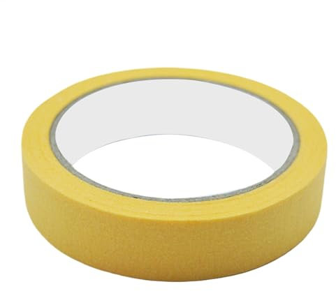 Gvblkq Wall Painting Adhesive Tape, Decorative Masking Tape, Non-Permeable Craft Tool, Ideal For Tile Caulking, Painting White Space, Car, 1 Inch X 50 Yards, Blue, 1 Roll, Easy To Remove