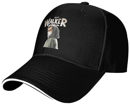 MZPQDKSLK Alan Baseball Cap Herren Damen Schwarz Kappe Verstellbare Walker Outdoor Running Freizeit Basecap DJ Sonnenschutz Baseballkappe für Outdoor