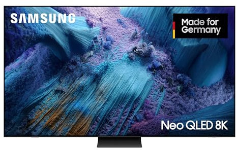 Samsung Neo QLED 8K QN990F 98 Zoll (249 cm) Mini LED Fernseher, Antireflexion, NQ8 AI Gen3 Prozessor, 8K Upscaling Pro, Wireless One Connect, Art Store Galerie, Samsung Vision AI Smart TV