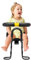 MEELRYD Vordersitz für Kinderfahrradsitz, Kindersitz mit Lenker, Vorne Montierter Kindersitz Fahrrad, Fahrradsitz Kinder, Für Kinder von 8 Monaten-6 Jahren mit Allen Erwachsenen MTBs, bis zu 100kg