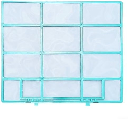 2 filtri per aria condizionata, protezione antipolvere in plastica, ricambio per condizionatori d'aria sospesi (32 x 27,5)