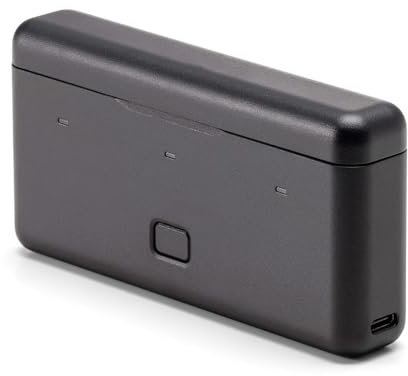 ZWDOZMD Drohnenteile for DJI Osmo Action 3 Multifunktions-Akku-Aufbewahrungsbox Ladebox