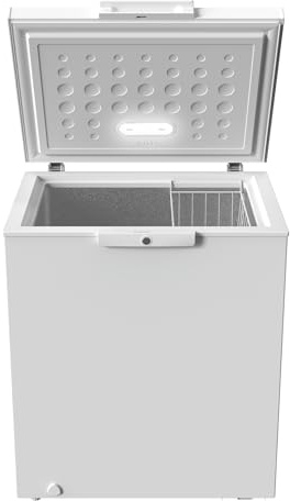 Bauknecht GTE 150MD Gefriertruhe 142 l, Multi Zone, WinterProof bis -15 °C, Door Balance Deckel-System, Touch Display, Sicherheitsschloss, 1 Vorratskorb, Weiß