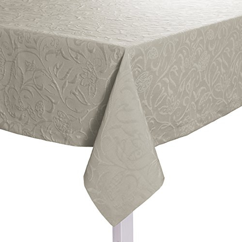 Pichler CORDOBA_130/170_PL hochwertig und bügelfrei - Tischdecke 130 x 170 cm platin