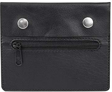 LEAS Brustbeutel Echt-Leder, schwarz Travel-Line