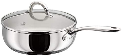 Judge 24cm Saute Pan, Stainless Steel, Silver, 20 x 30 x 25 cm