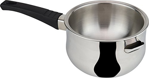 ILSA Pentolino per Bagnomaria, Omnia, Induzione, Acciaio Inox 18/10, Diametro 17 cm