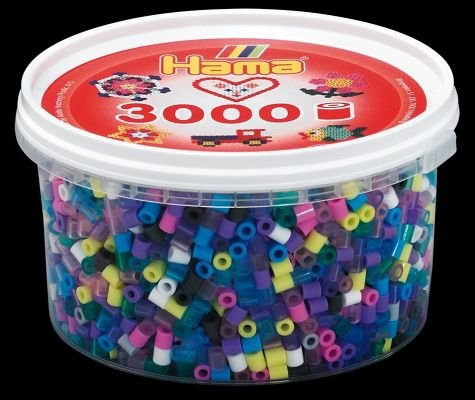 HAMA Beads Midi mix 69 (11 colores) 3000 piezas en bote