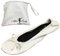 After Party Pumps® White Size UK 3-4 Ladies Roll Up Shoes Fold Up Pumps Foldable with Carrier Pouch