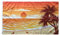 Lixure Gemischte Flagge MEHRWEG (90x150cm, Sunset Sea Beach)
