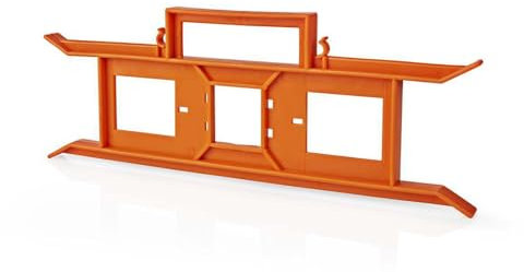 Nedis H Frame Cable Organiser Carrier Holder - Keeps Your Cable Tidy and Tangle Free - Ideal for Christmas Lights, Extensions Leads, Garden Tool Wires - Orange