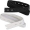 Zonfer 3m Élastiques Bandes Élastiques Pratique Cordons Plat Multi Utilisation Spool Couture Bandes Bandes Élastiques Durable Boutonnière 1,5m Noir Et Blanc De 1,5 M (largeur 3/4 De Pouce)