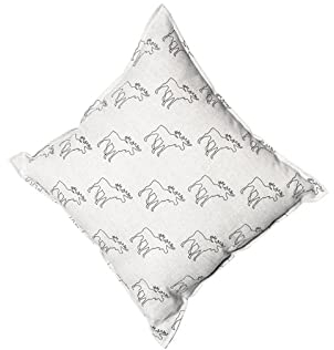 Saunakissen, Saunakopfkissen 40 x 40 cm (Elch-Motiv)