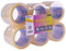 ADHES Parcel Tape Packing Tape for Moving Packaging Box, Shipping Tape Multipack, 50m Per Roll with 48mm Width 2.6Mil Thickness,Total 12 Rolls