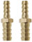 eMagTech 2 Piezas Accesorios de Latón para Manguera Conector Reductor de Cola de Espiga Conector Recto de 12mm A 10mm para Agua Gas Aceite Barco Tubería de Aire