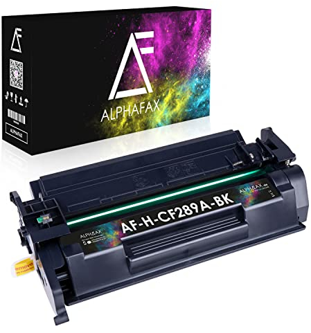 Alphafax Toner kompatibel mit HP CF289A für Laserjet Enterprise Flow MFP M528c MFP M528 MFP M528z M507dn M507dng M507n M507 M507x MFP M528dn MFP M528f Laserjet Managed E50145d- 89A