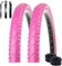 2 x Kenda K-935 Fahrradreifen Fahrradmantel Pink 40-622 (28 x 1,5) + 2 x Schläuche AV inkl. Reifenheber