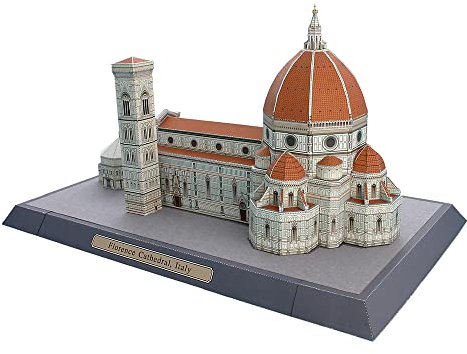 Italien Florenz Kathedrale DIY 3D Papiermodell Gebäude Bildung Spielzeug Handgemachte Erwachsene Puzzle-Spiel