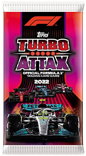 Topps - Turbo Attax Formel 1 2022-1 Leere Sammelmappe + 20 Booster