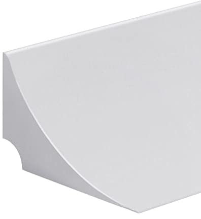 Selbstklebender Silikon-Wasserstopper für Badezimmer, Wasserspeicher, biegbar, für Badezimmer, Tür, Waschmaschine, Dusch, Dam-Barriere (weiß, 1 m)