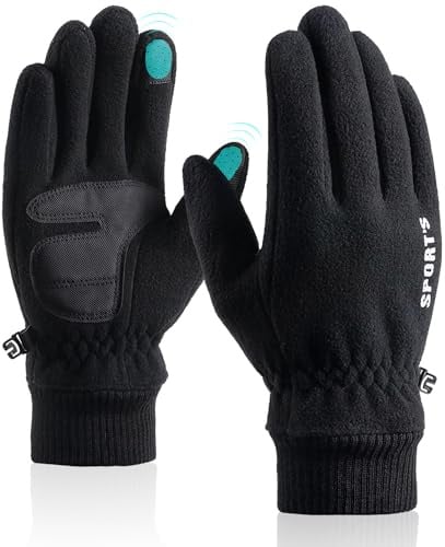 JTSONN Handschuhe Herren Winter Touchscreen Winterhandschuhe Damen Thermo Fahrradhandschuhe Warme Laufhandschuhe rutschfest Schüttelvlies Handschuhe Skihandschuhe Radsporthandschuhe