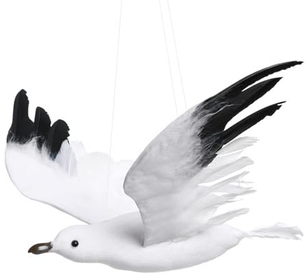 Amosfun 2 STK Künstliche Vögel Möwe Fliegende Möwen-wanddekoration Fliegende Möwe Hängt Hausverzierung Möwe Wandkunst Tauben-wandkunst Möwe-Ornament Wandbehang Möwen Wo Anschließen Tier