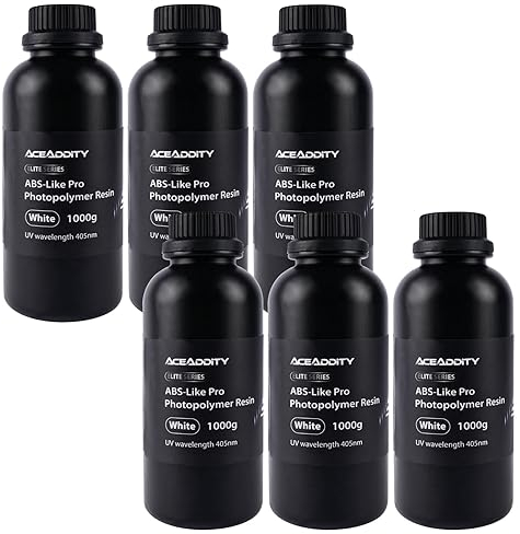 ARKEM ABS-ähnliches Pro-3D-Druckerharz, 405 nm, UV-härtendes Standard-Photopolymerharz mit Härte und Zähigkeit, geeignet für 2K/4K/8K LCD/DPL/SLA 3D-Drucker, hohe Präzision und Nicht spröde –