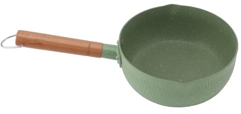 Casserole, Casserole Antiadhésive pour Induction, Casserole en Acier Inoxydable, Casserole à Lait sans Danger pour L'induction, Casseroles de Cuisine, Casseroles pour Gaz (Vert