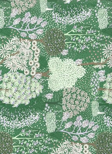 ARKRAFT Geschenkpapier 5 Bögen Format 90 x 65 cm Verpackung ohne Plastik FSC Blatt Baumdesign (090D)