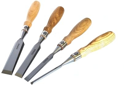 Narex Richter Jeu de 4 ciseaux à bois